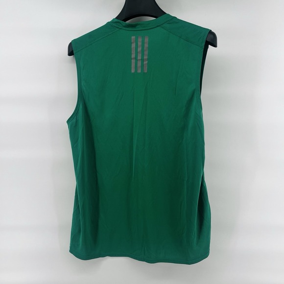 Adidas ClimaCool Energy Running Tank Top Men's M Green Sleeveless Athletic Shirt - Picture 3 of 9